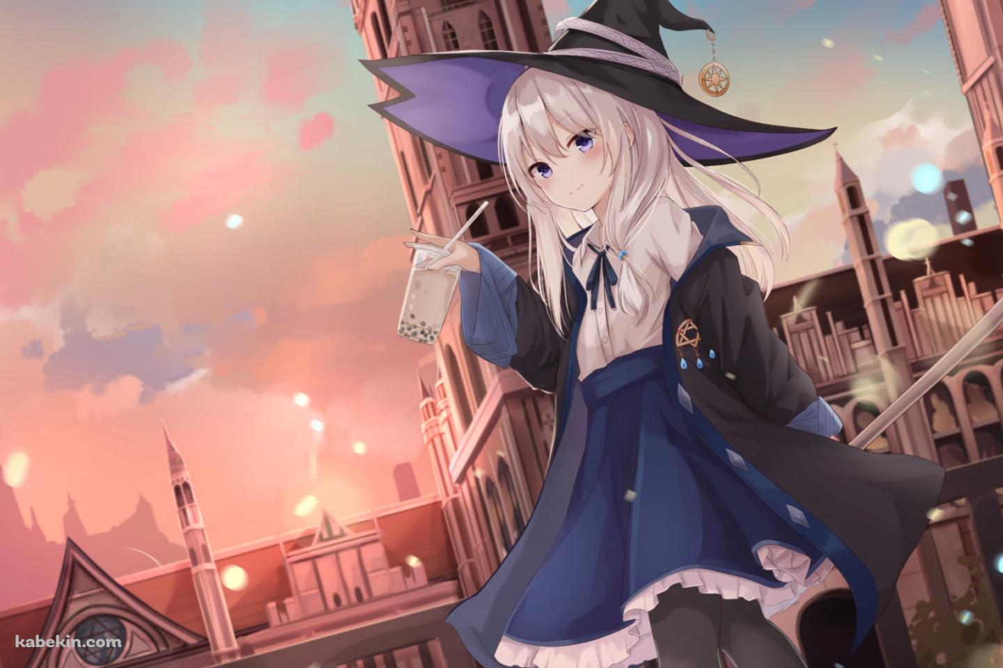 タピオカジュースを持つ可愛いイレイナ / 魔女の旅々の壁紙(1440px x 960px) 高画質 PC・デスクトップ用