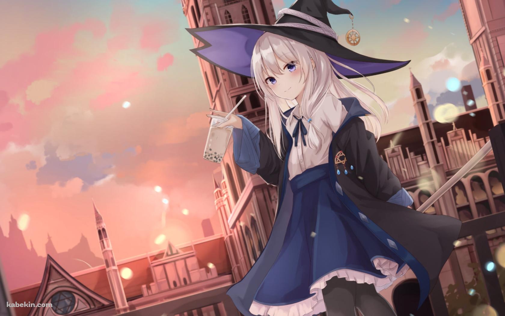 タピオカジュースを持つ可愛いイレイナ / 魔女の旅々の壁紙(1680px x 1050px) 高画質 PC・デスクトップ用