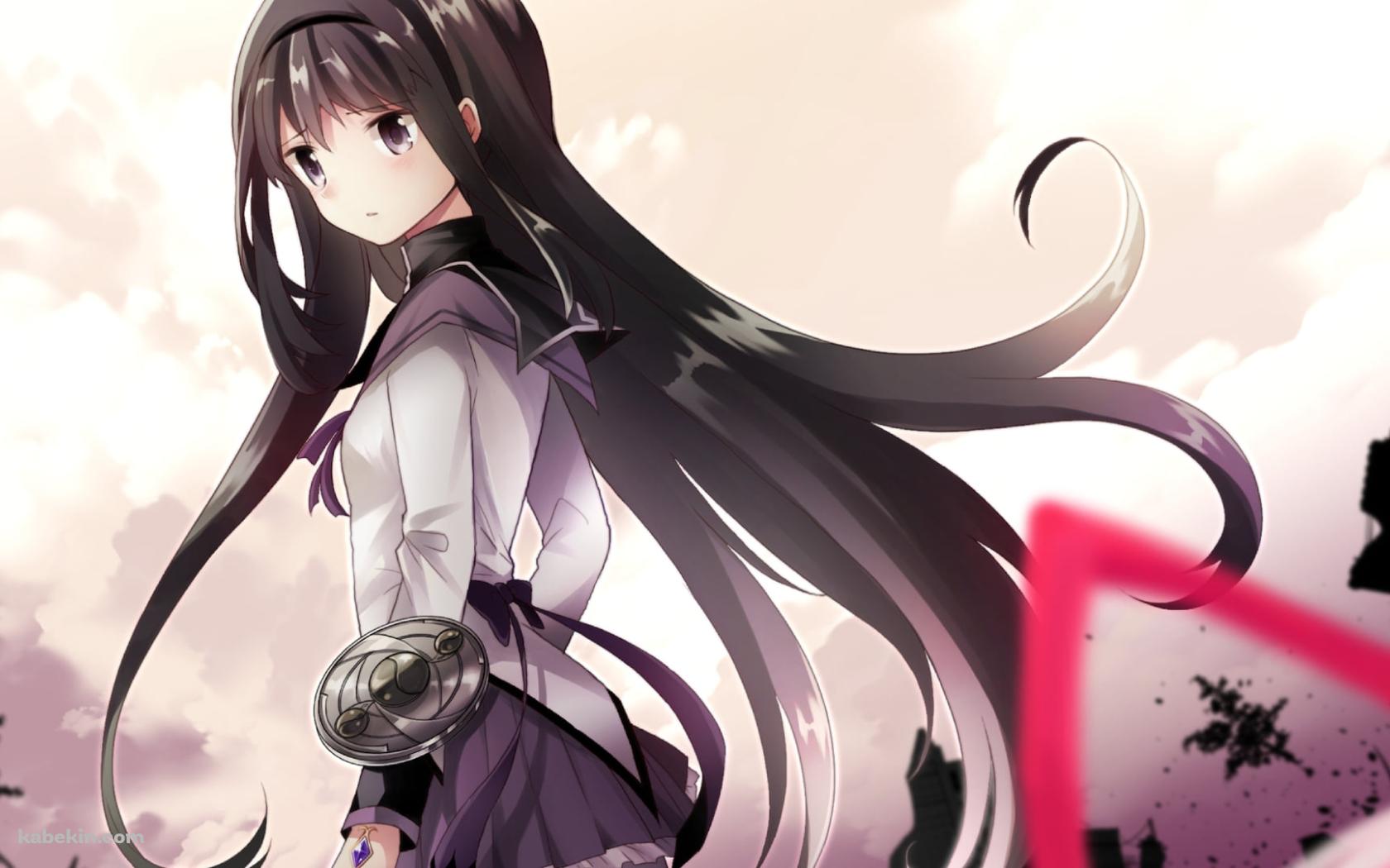 振り返る暁美ほむら / 魔法少女まどか☆マギカの壁紙(1680px x 1050px) 高画質 PC・デスクトップ用