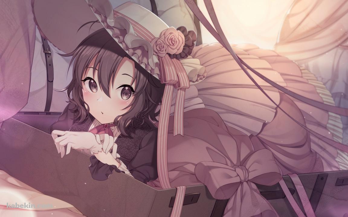 スーツケースに入った菊地真 (きくちまこと) / アイドルマスターの壁紙(1152px x 720px) 高画質 PC・デスクトップ用