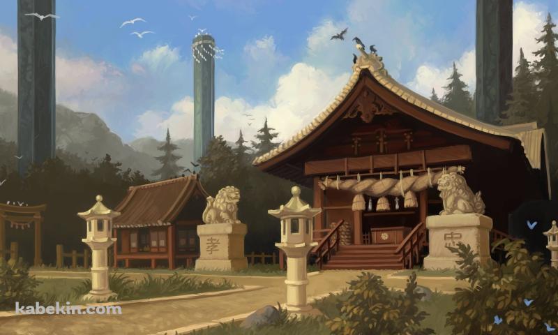神社 / 仏閣 / お社 / 東方の壁紙(800px x 480px) 高画質 PC・デスクトップ用