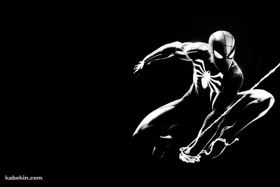 かっこいい黒いスパイダーマンの壁紙(1152px x 768px) 高画質 PC・デスクトップ用