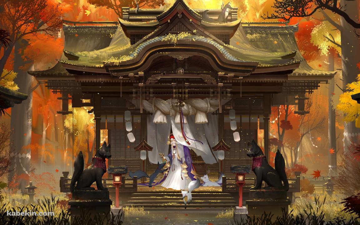 陰陽師 / 稲荷の壁紙(1152px x 720px) 高画質 PC・デスクトップ用