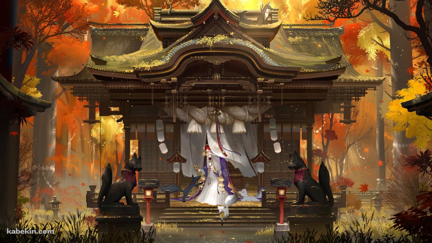 陰陽師 / 稲荷の壁紙(1391px x 783px) 高画質 PC・デスクトップ用