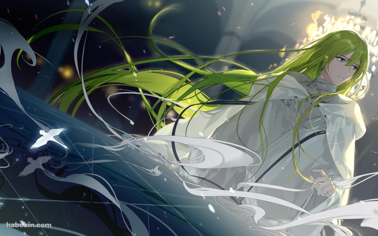 水の中に佇むエルキドゥ / Fate/grand orderの壁紙(1280px x 800px) 高画質 PC・デスクトップ用