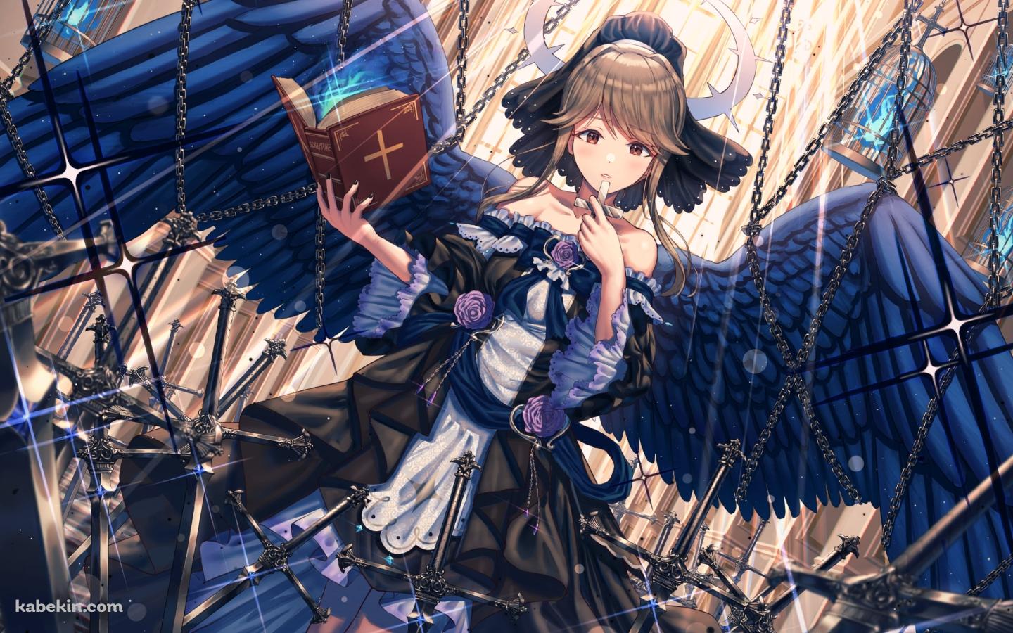 十字架と聖書を持つ可愛い天空橋朋花(てんくうばし ともか) / アイドルマスターミリオンライブ!の壁紙(1440px x 900px) 高画質 PC・デスクトップ用