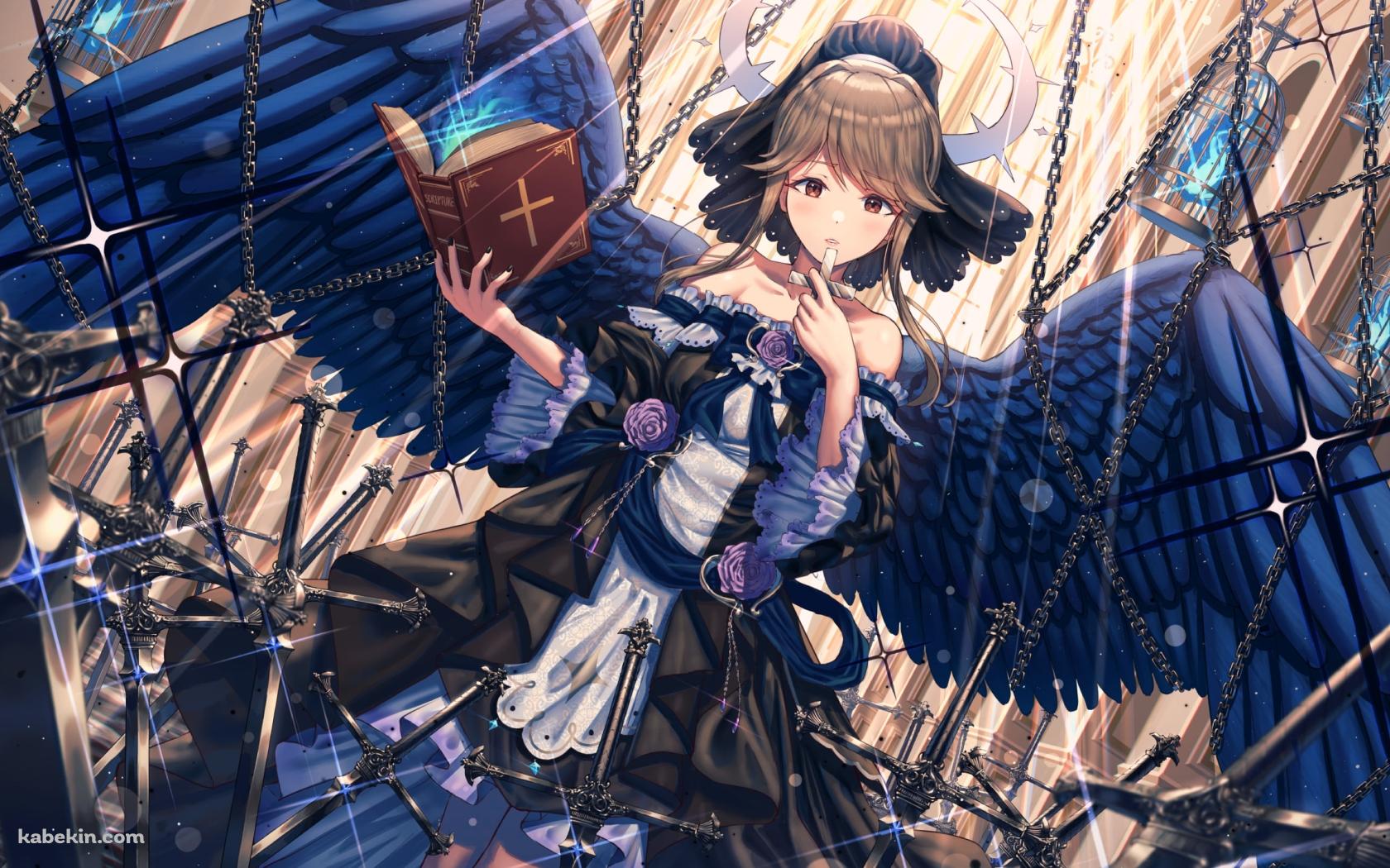 十字架と聖書を持つ可愛い天空橋朋花(てんくうばし ともか) / アイドルマスターミリオンライブ!の壁紙(1680px x 1050px) 高画質 PC・デスクトップ用