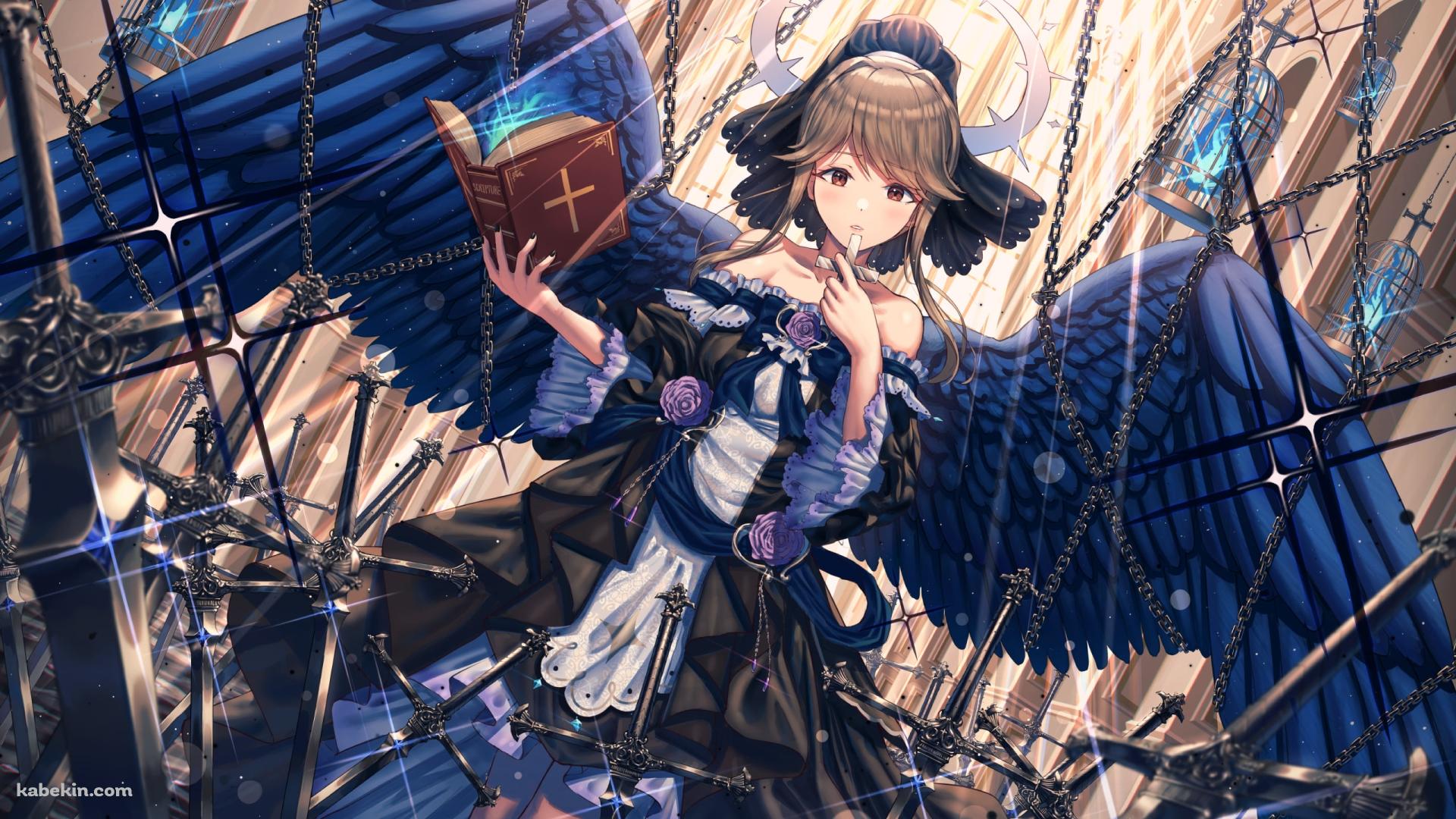 十字架と聖書を持つ可愛い天空橋朋花(てんくうばし ともか) / アイドルマスターミリオンライブ!の壁紙(1920px x 1080px) 高画質 PC・デスクトップ用