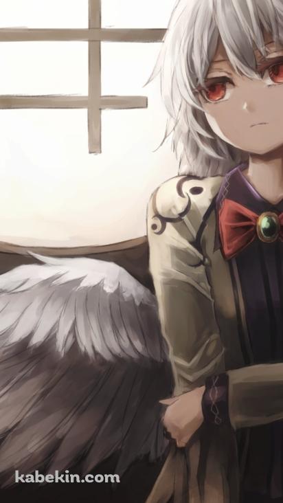 窓際でたたずむ稀神サグメ / 東方の壁紙(412px x 732px) 高画質 PC・デスクトップ用