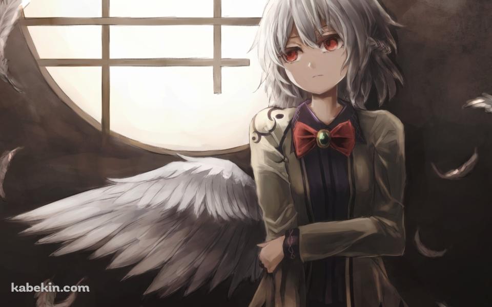 窓際でたたずむ稀神サグメ / 東方の壁紙(960px x 600px) 高画質 PC・デスクトップ用