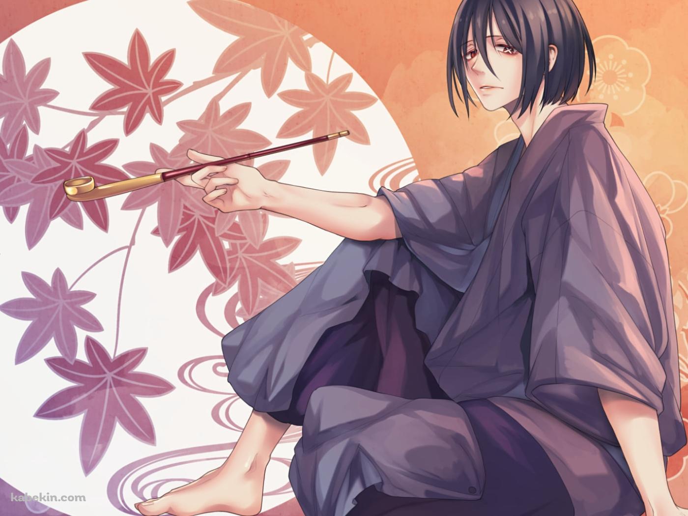 パイプを持つ新門紅丸(しんもんべにまる) / 炎炎ノ消防隊の壁紙(1400px x 1050px) 高画質 PC・デスクトップ用