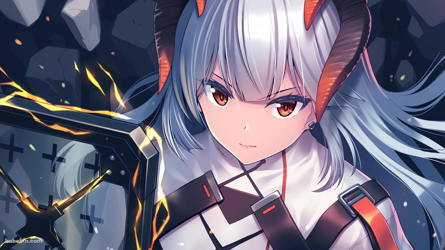 盾をかまえる可愛いサリア / アークナイツの壁紙(1829px x 1029px) 高画質 PC・デスクトップ用