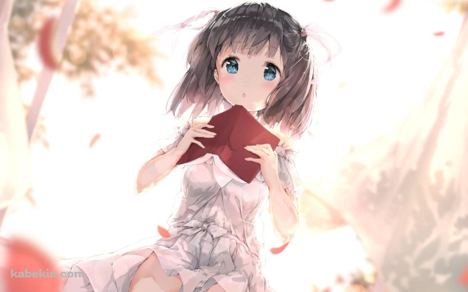 赤い本を読む汐宮栞 / 神のみぞ知るセカイの壁紙(960px x 600px) 高画質 PC・デスクトップ用