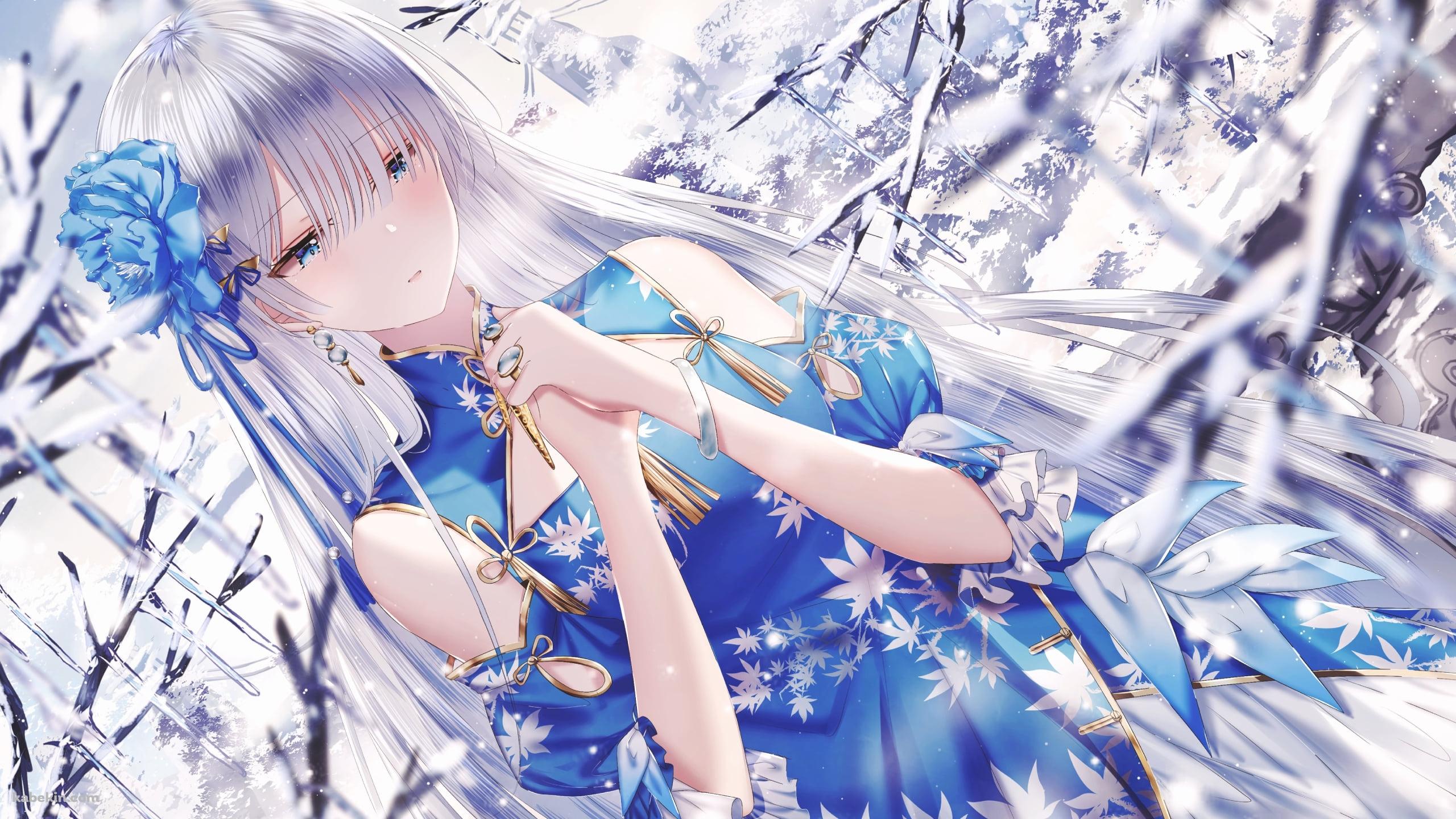両手をあわせて物思いにふける綺麗なアナスタシア / Fate/grand orderの壁紙(2560px x 1440px) 高画質 PC・デスクトップ用
