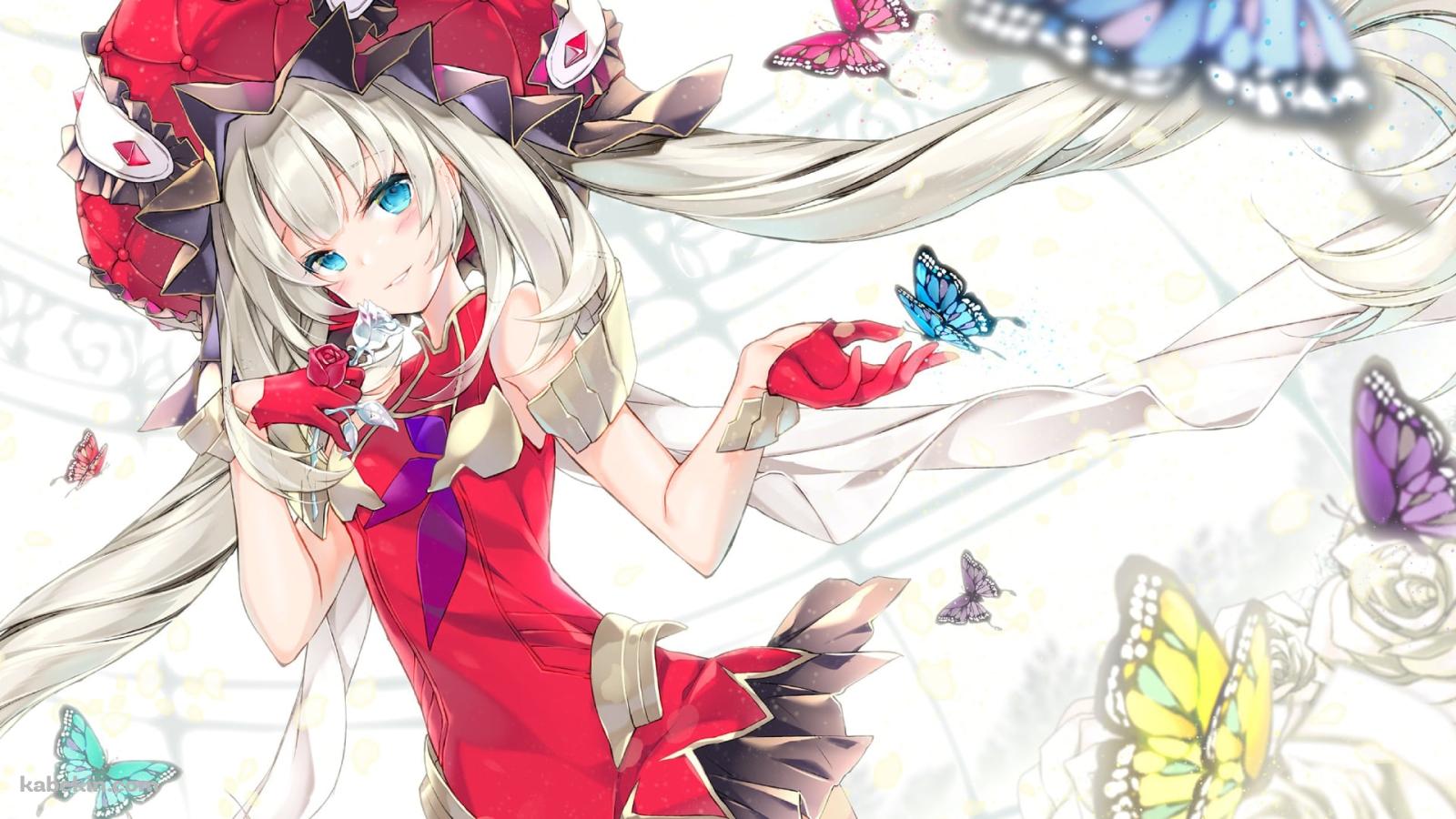 赤い衣装を着た可愛いマリー・アントワネット / Fate/grand orderの壁紙(1600px x 900px) 高画質 PC・デスクトップ用