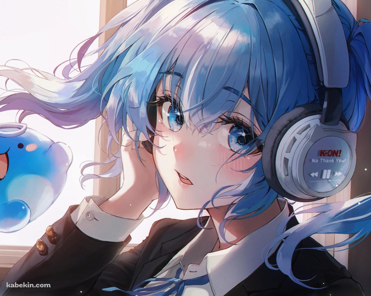 ヘッドセットをつけた可愛いARAHASHI TABI / バーチャルYouTuberの壁紙(1280px x 1024px) 高画質 PC・デスクトップ用