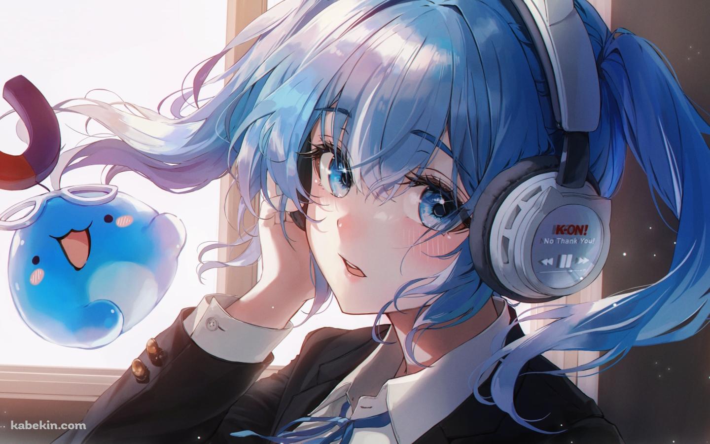 ヘッドセットをつけた可愛いARAHASHI TABI / バーチャルYouTuberの壁紙(1440px x 900px) 高画質 PC・デスクトップ用