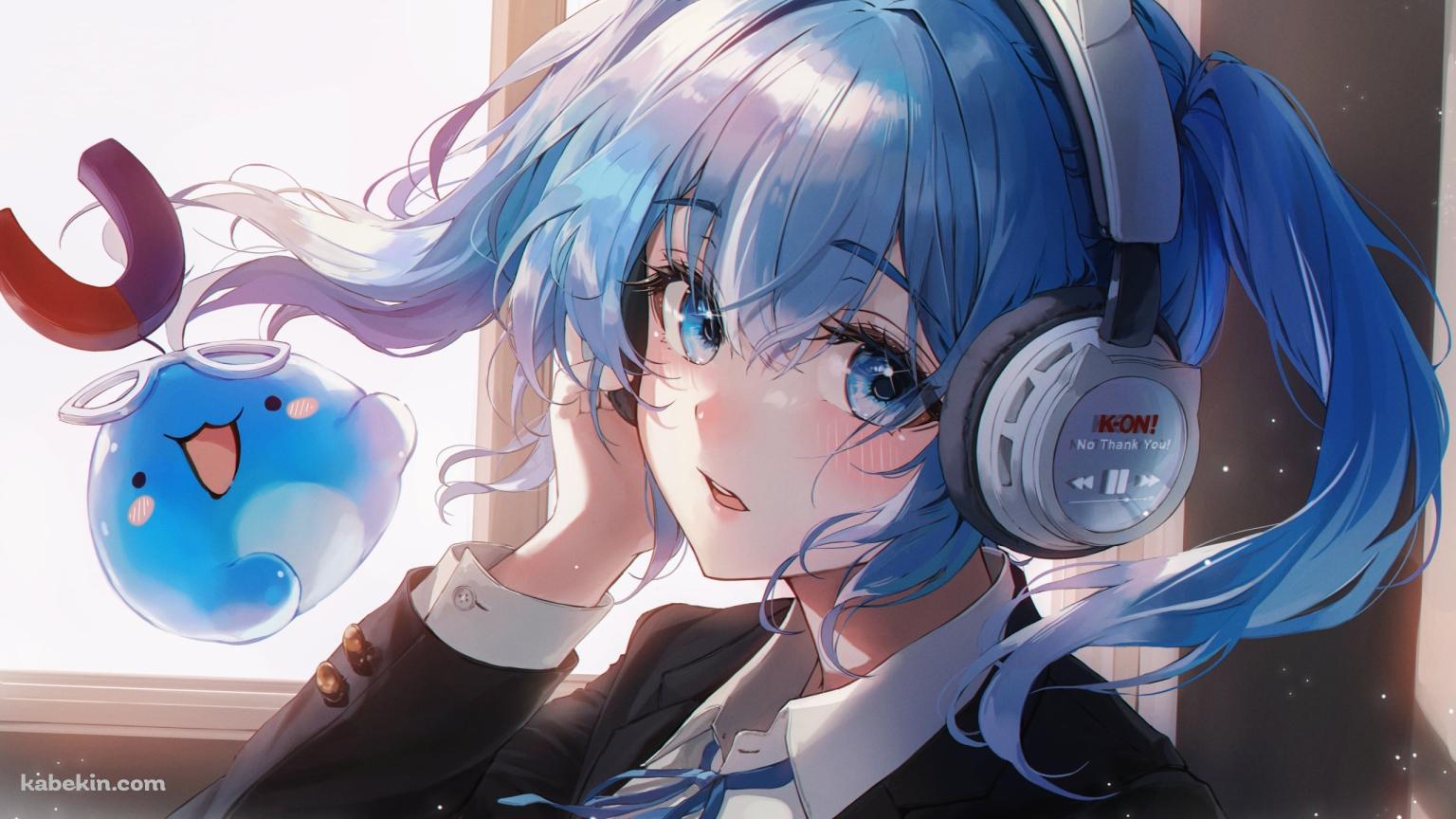 ヘッドセットをつけた可愛いARAHASHI TABI / バーチャルYouTuberの壁紙(1536px x 864px) 高画質 PC・デスクトップ用