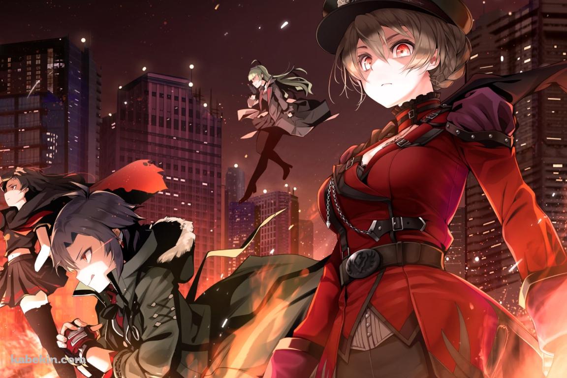 進軍する菊地真、北沢志保、島原エレナ、桜守歌織 / アイドルマスターの壁紙(1152px x 768px) 高画質 PC・デスクトップ用