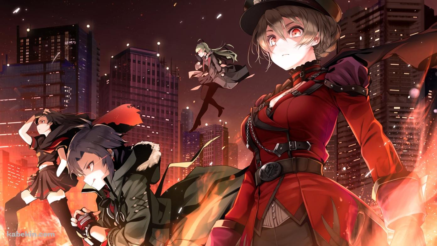 進軍する菊地真、北沢志保、島原エレナ、桜守歌織 / アイドルマスターの壁紙(1391px x 783px) 高画質 PC・デスクトップ用