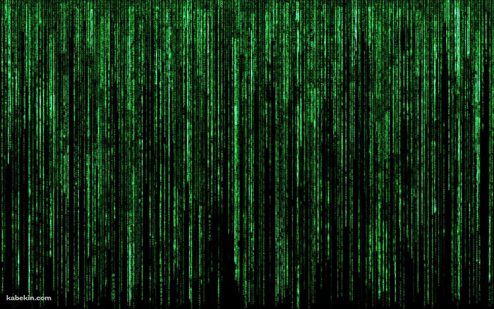 綺麗なマトリックスコード / 緑 / 文字 / デジタルの壁紙(1680px x 1050px) 高画質 PC・デスクトップ用
