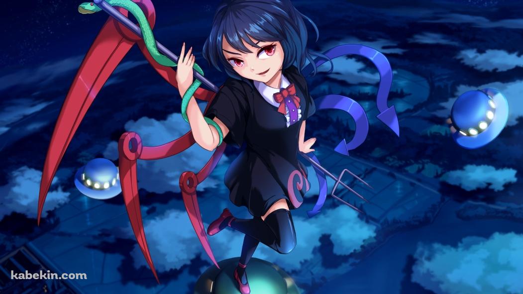 三つ又の鉾を持つ封獣ぬえ / 東方の壁紙(1051px x 591px) 高画質 PC・デスクトップ用