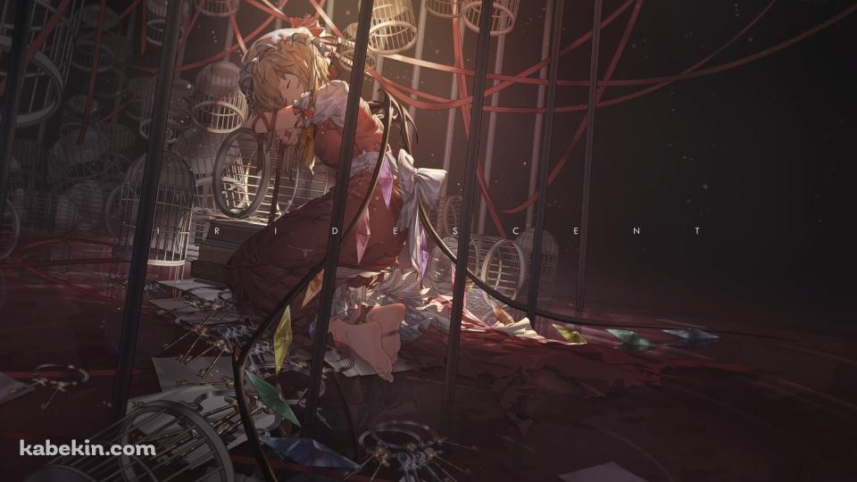 捕らわれたボロボロのフランドール・スカーレット / 東方の壁紙(960px x 540px) 高画質 PC・デスクトップ用