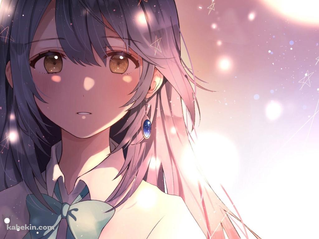 乱反射する光と月白瞳美(つきしろ ひとみ) / 色づく世界の明日からの壁紙(1024px x 768px) 高画質 PC・デスクトップ用