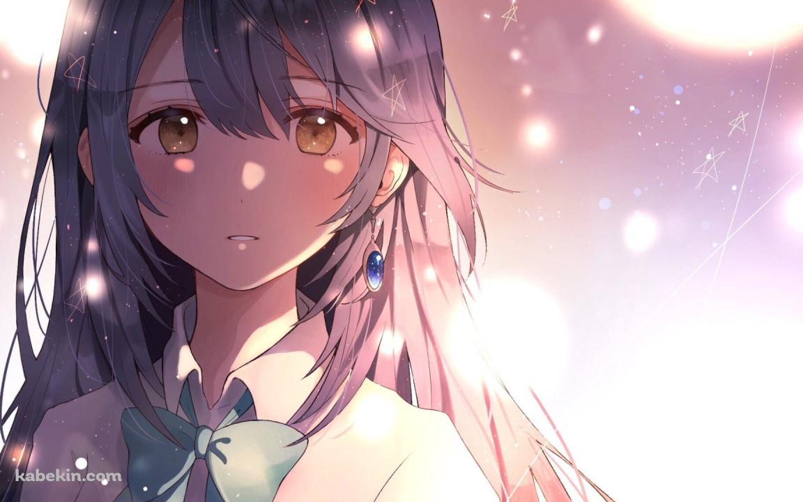 乱反射する光と月白瞳美(つきしろ ひとみ) / 色づく世界の明日からの壁紙(1152px x 720px) 高画質 PC・デスクトップ用