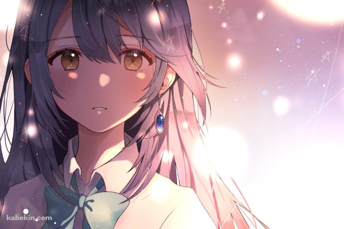 乱反射する光と月白瞳美(つきしろ ひとみ) / 色づく世界の明日からの壁紙(1152px x 768px) 高画質 PC・デスクトップ用