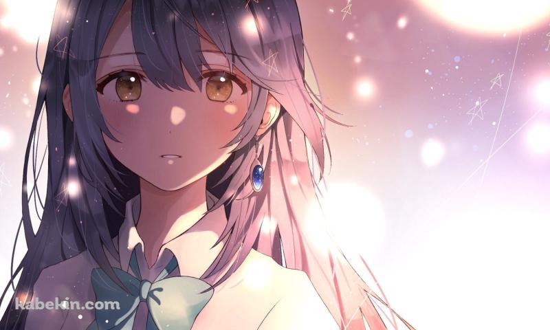 乱反射する光と月白瞳美(つきしろ ひとみ) / 色づく世界の明日からの壁紙(800px x 480px) 高画質 PC・デスクトップ用