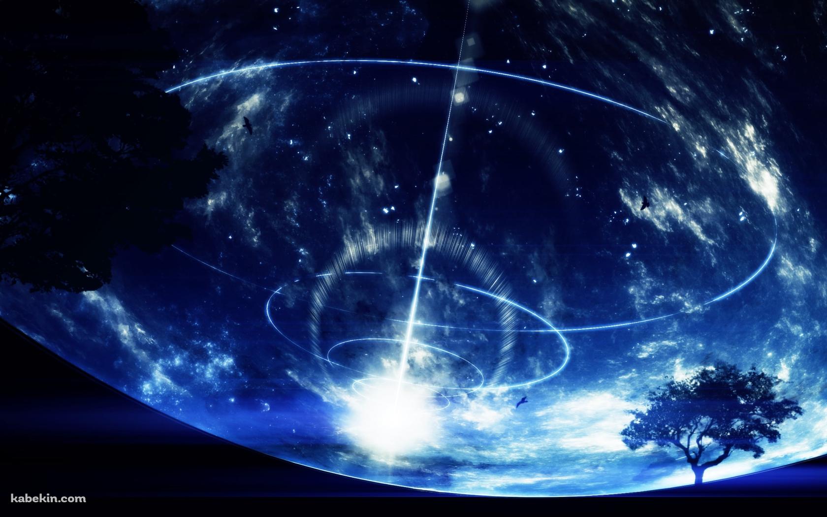 アークレイ / 青い宇宙の壁紙(1680px x 1050px) 高画質 PC・デスクトップ用