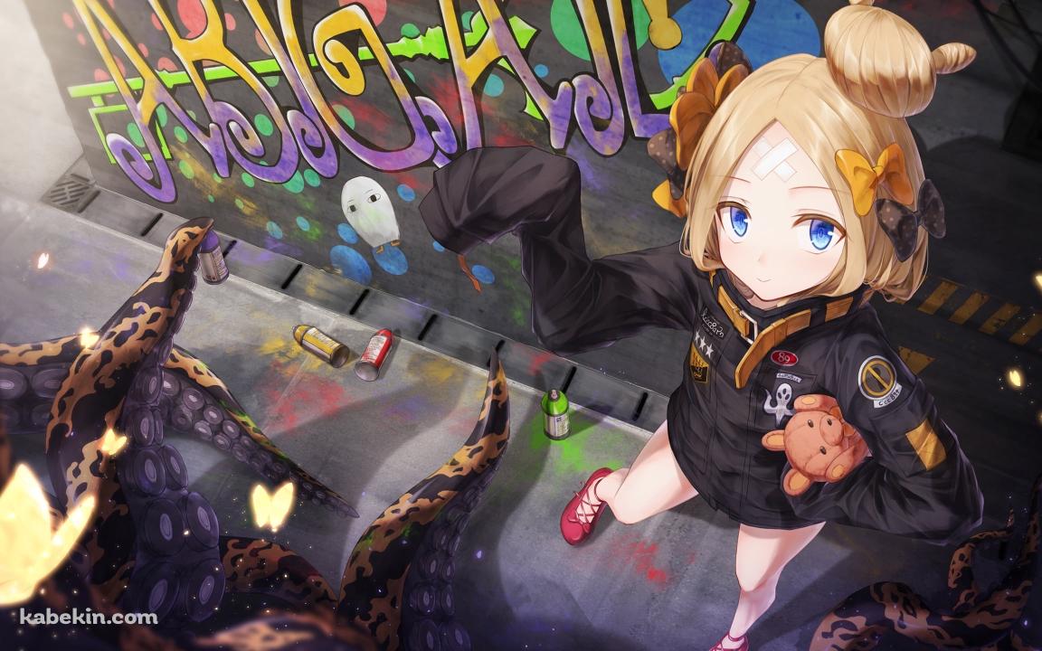 カメラ目線のアビゲイル・ウィリアムズ / ストリートアート / 壁のアート / 落書き / Fate/grand orderの壁紙(1152px x 720px) 高画質 PC・デスクトップ用
