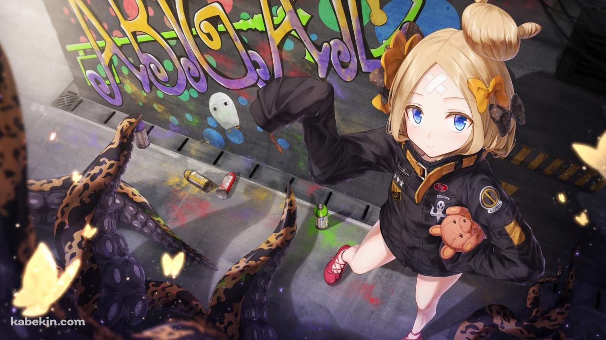 カメラ目線のアビゲイル・ウィリアムズ / ストリートアート / 壁のアート / 落書き / Fate/grand orderの壁紙(1242px x 698px) 高画質 PC・デスクトップ用