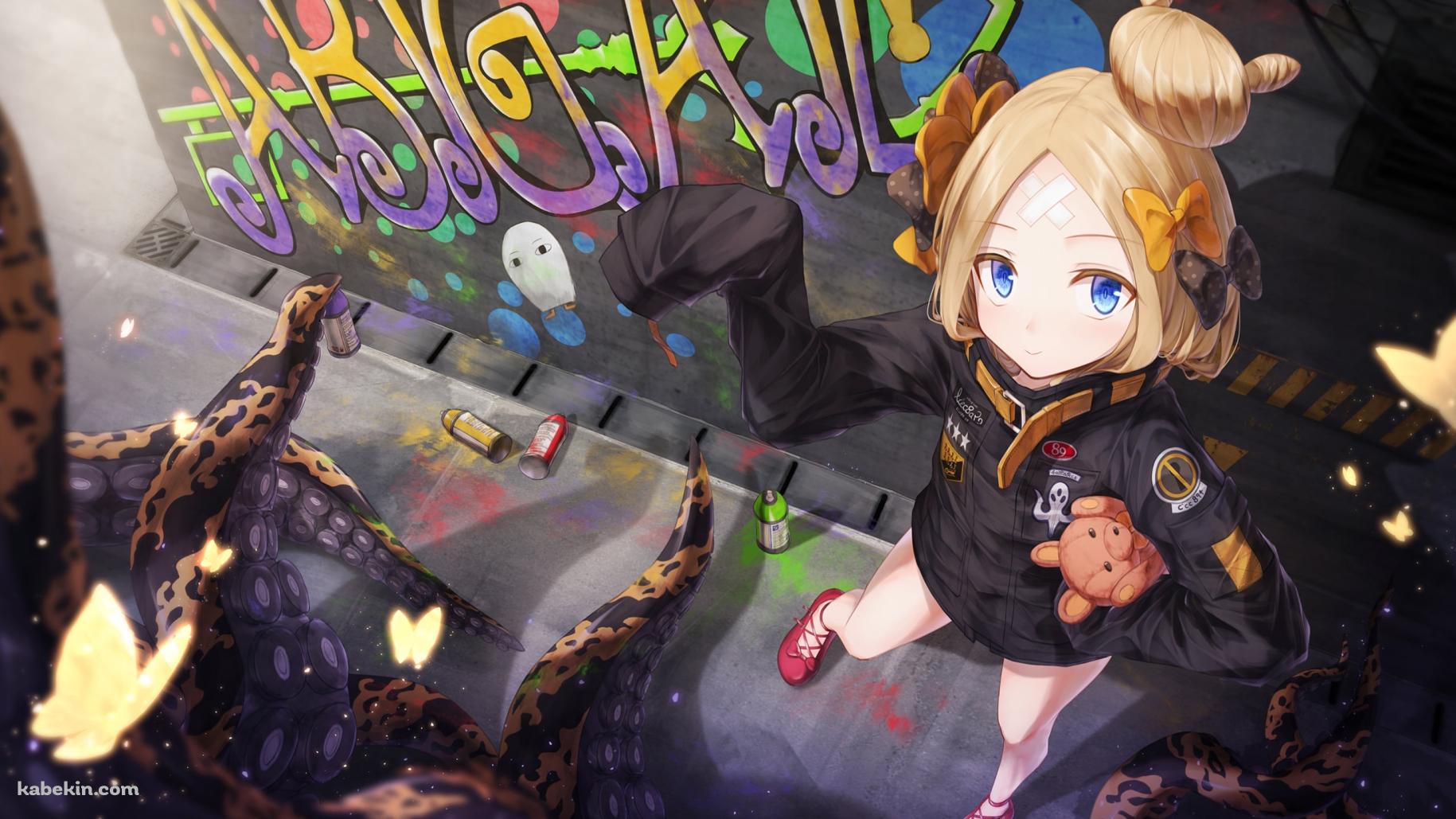 カメラ目線のアビゲイル・ウィリアムズ / ストリートアート / 壁のアート / 落書き / Fate/grand orderの壁紙(1829px x 1029px) 高画質 PC・デスクトップ用