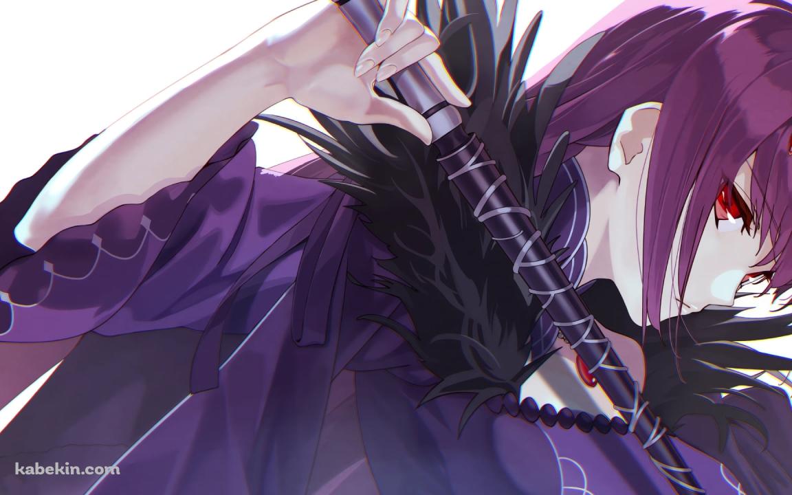ムチを持ちこちらを見つめる赤い瞳のスカサハ=スカディ / Fate/grand orderの壁紙(1152px x 720px) 高画質 PC・デスクトップ用