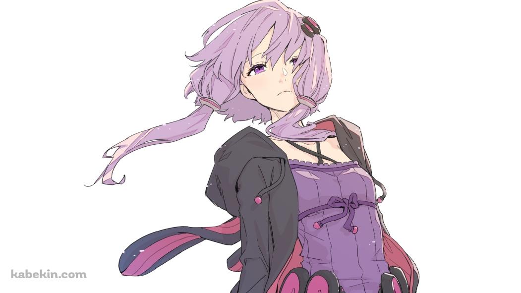 髪をなびかせ遠くを見る結月ゆかり / ボイスロイドの壁紙(1051px x 591px) 高画質 PC・デスクトップ用