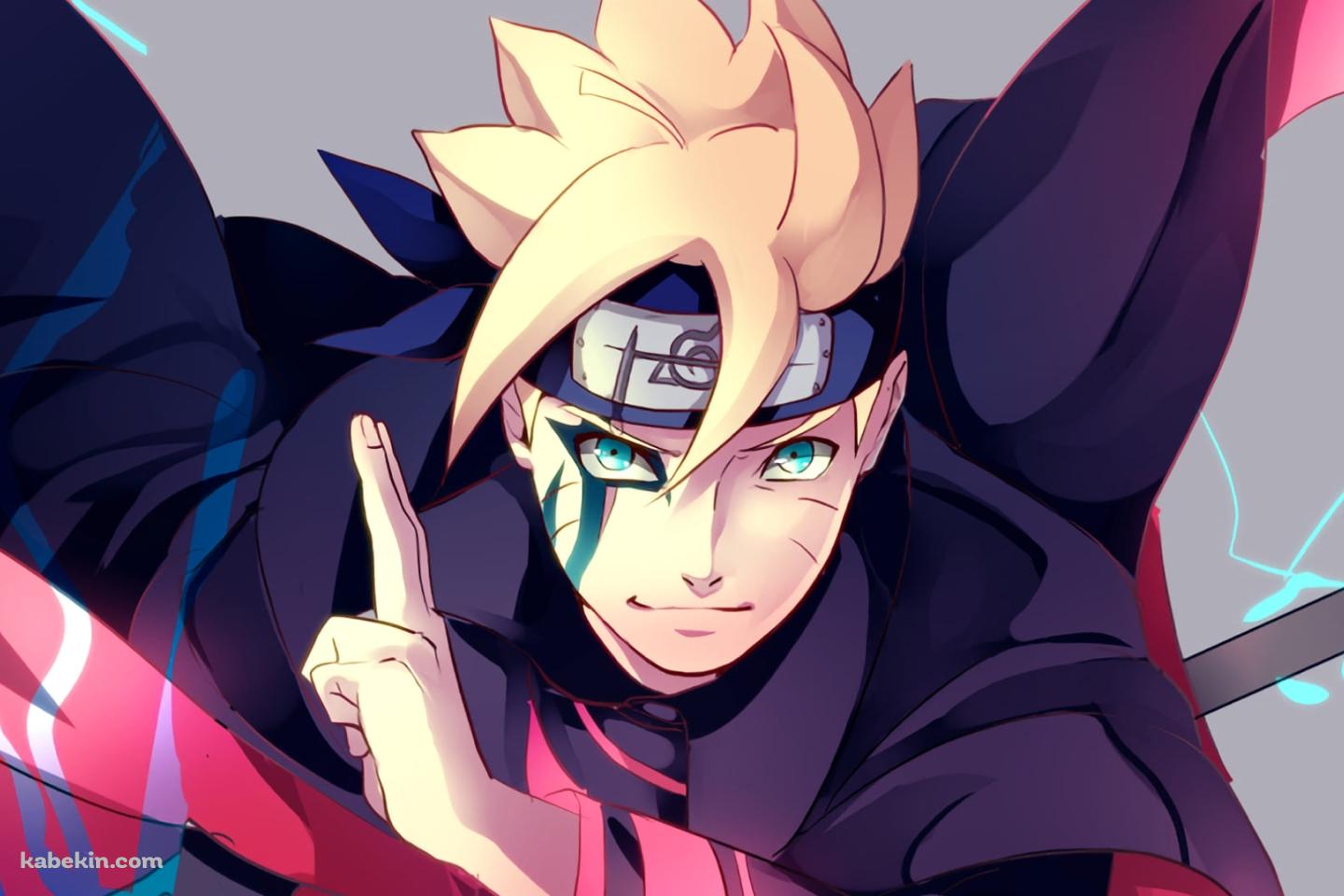 印を結ぶかっこいいうずまきボルト / NARUTOの壁紙(1440px x 960px) 高画質 PC・デスクトップ用