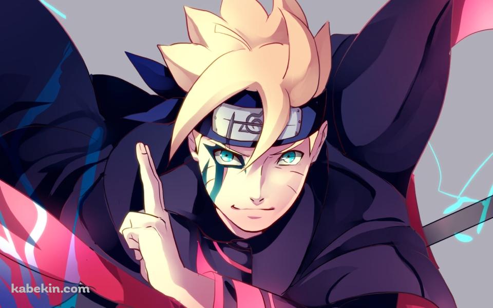 印を結ぶかっこいいうずまきボルト / NARUTOの壁紙(960px x 600px) 高画質 PC・デスクトップ用