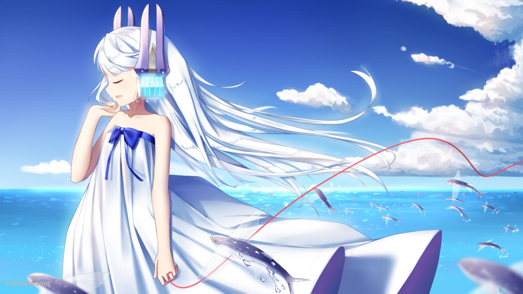トビウオと空想 / 戦艦少女の壁紙(1829px x 1029px) 高画質 PC・デスクトップ用