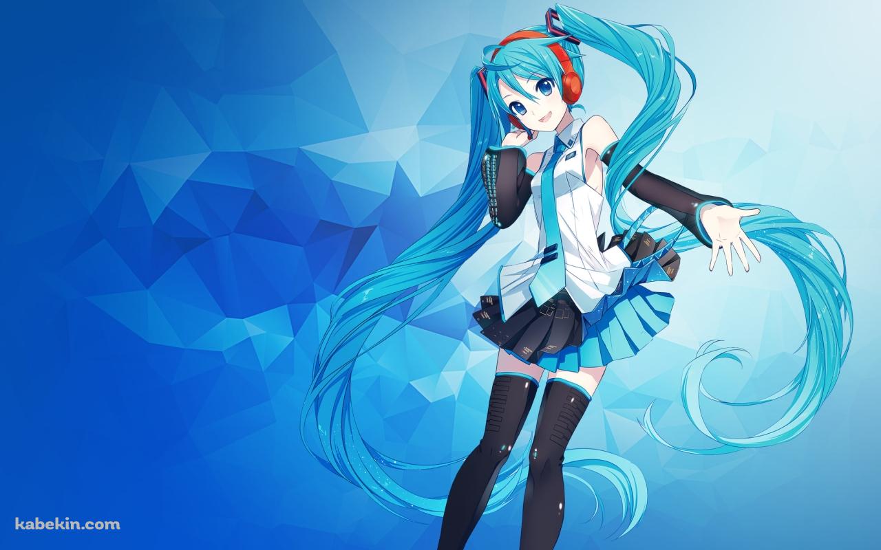 左手をかざす初音ミク / ボカロ / ボーカロイドの壁紙(1280px x 800px) 高画質 PC・デスクトップ用