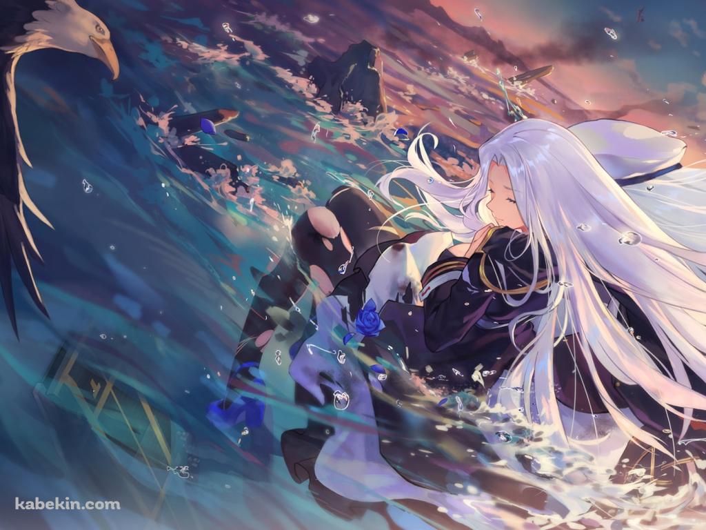鷲とヨークタウン / アズールレーンの壁紙(1024px x 768px) 高画質 PC・デスクトップ用