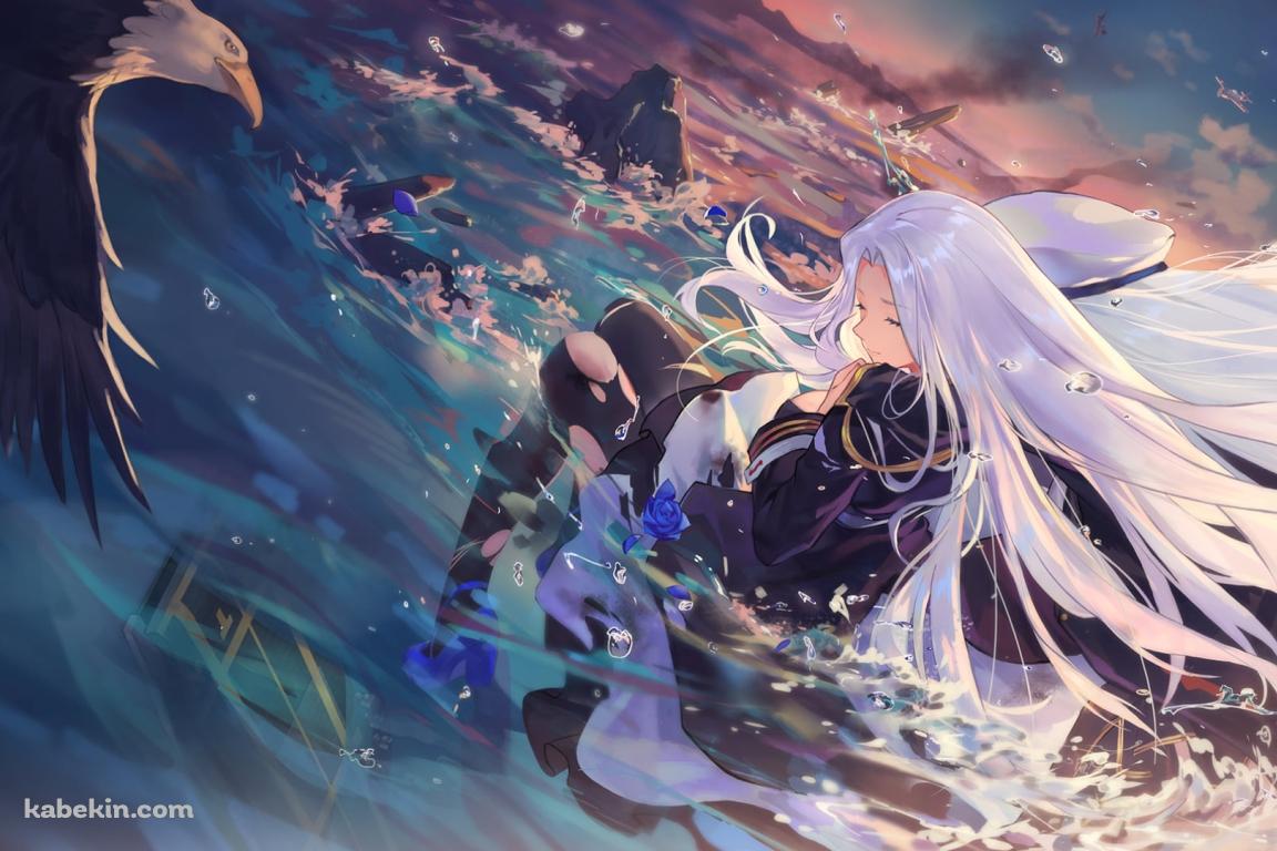 鷲とヨークタウン / アズールレーンの壁紙(1152px x 768px) 高画質 PC・デスクトップ用