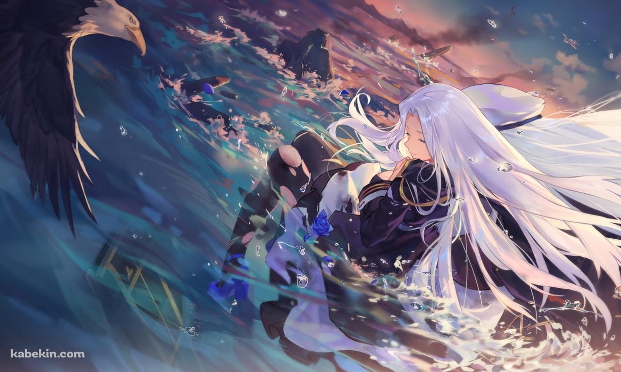 鷲とヨークタウン / アズールレーンの壁紙(1280px x 768px) 高画質 PC・デスクトップ用