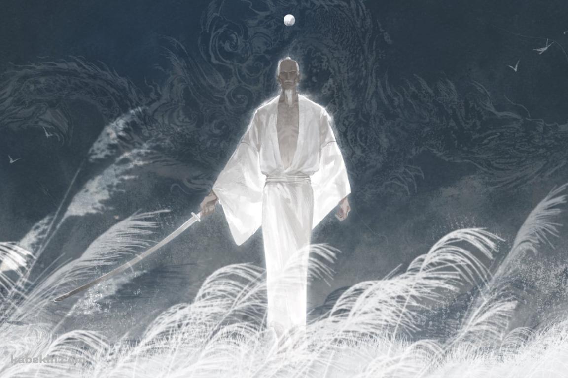 ススキと刀を持つ剣聖 葦名一心 / セキロウ シャドウズ ダイ トゥワイス / SEKIRO: SHADOWS DIE TWICEの壁紙(1152px x 768px) 高画質 PC・デスクトップ用