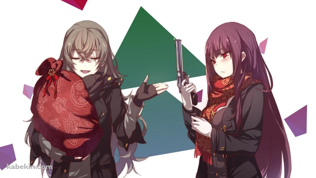 ワルサーWA2000とUMP45 / ドールズフロントラインの壁紙(1051px x 591px) 高画質 PC・デスクトップ用