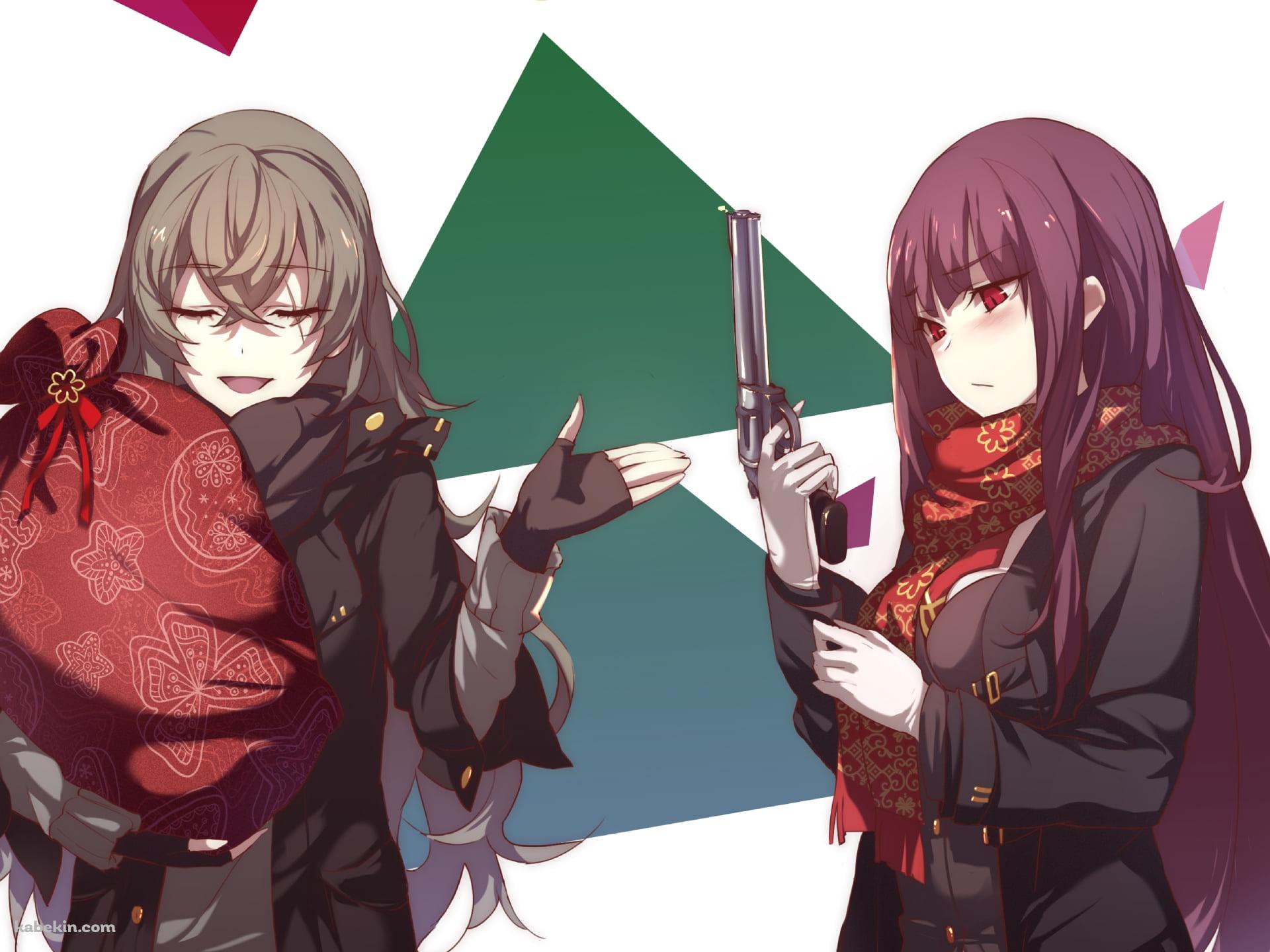 ワルサーWA2000とUMP45 / ドールズフロントラインの壁紙(1920px x 1440px) 高画質 PC・デスクトップ用