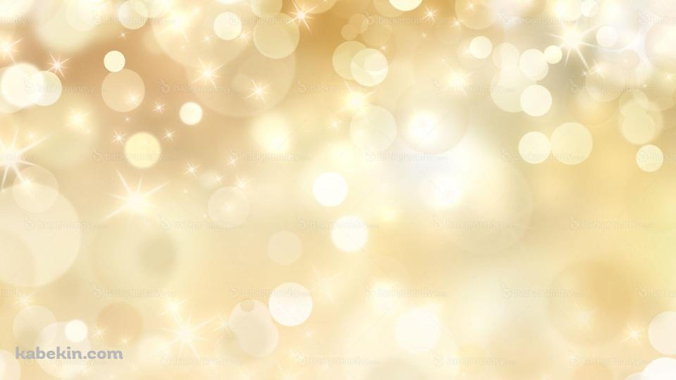 キラキラ乱反射する綺麗な金色の光の壁紙(960px x 540px) 高画質 PC・デスクトップ用