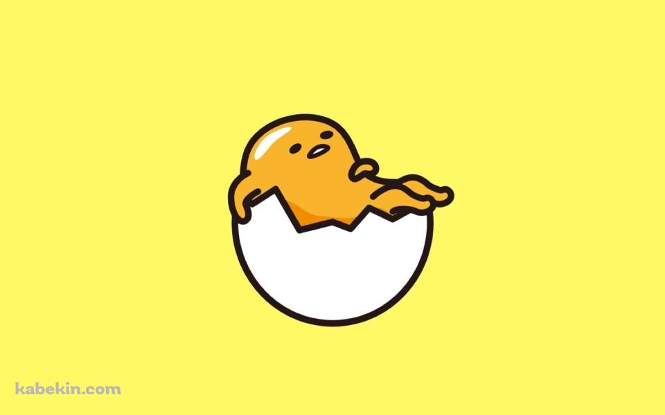 殻にはまってリラックスするぐでたま / Gudetamaの壁紙(960px x 600px) 高画質 PC・デスクトップ用