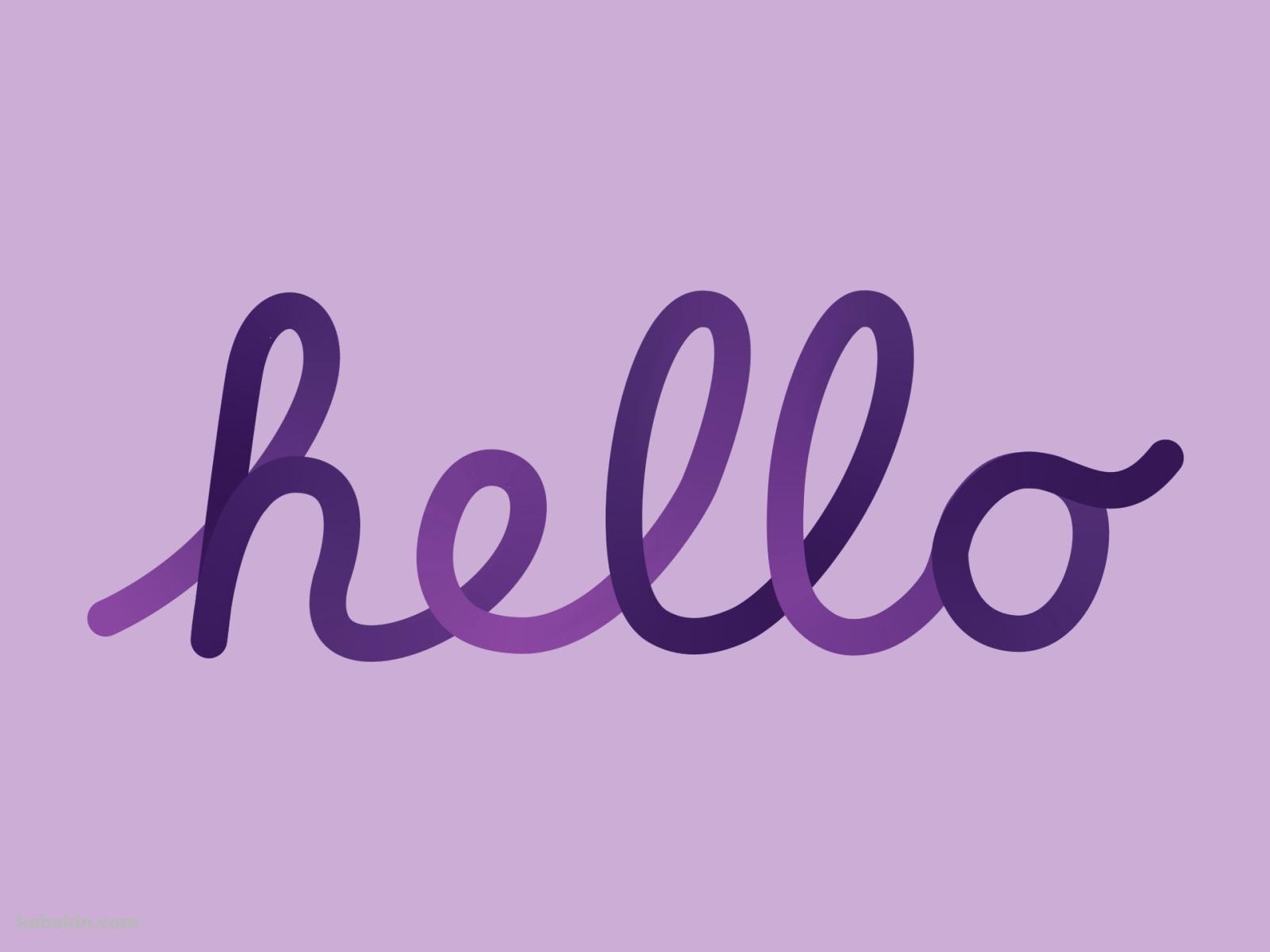 hello / Apple / 紫の壁紙(1600px x 1200px) 高画質 PC・デスクトップ用